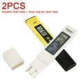 thumbnail image 4 of HLONK 2Pcs Multifunctional PH Meter TDS EC LCD Water Purity PPM Filter Hydroponic Pool Tester Tool, 4 of 9