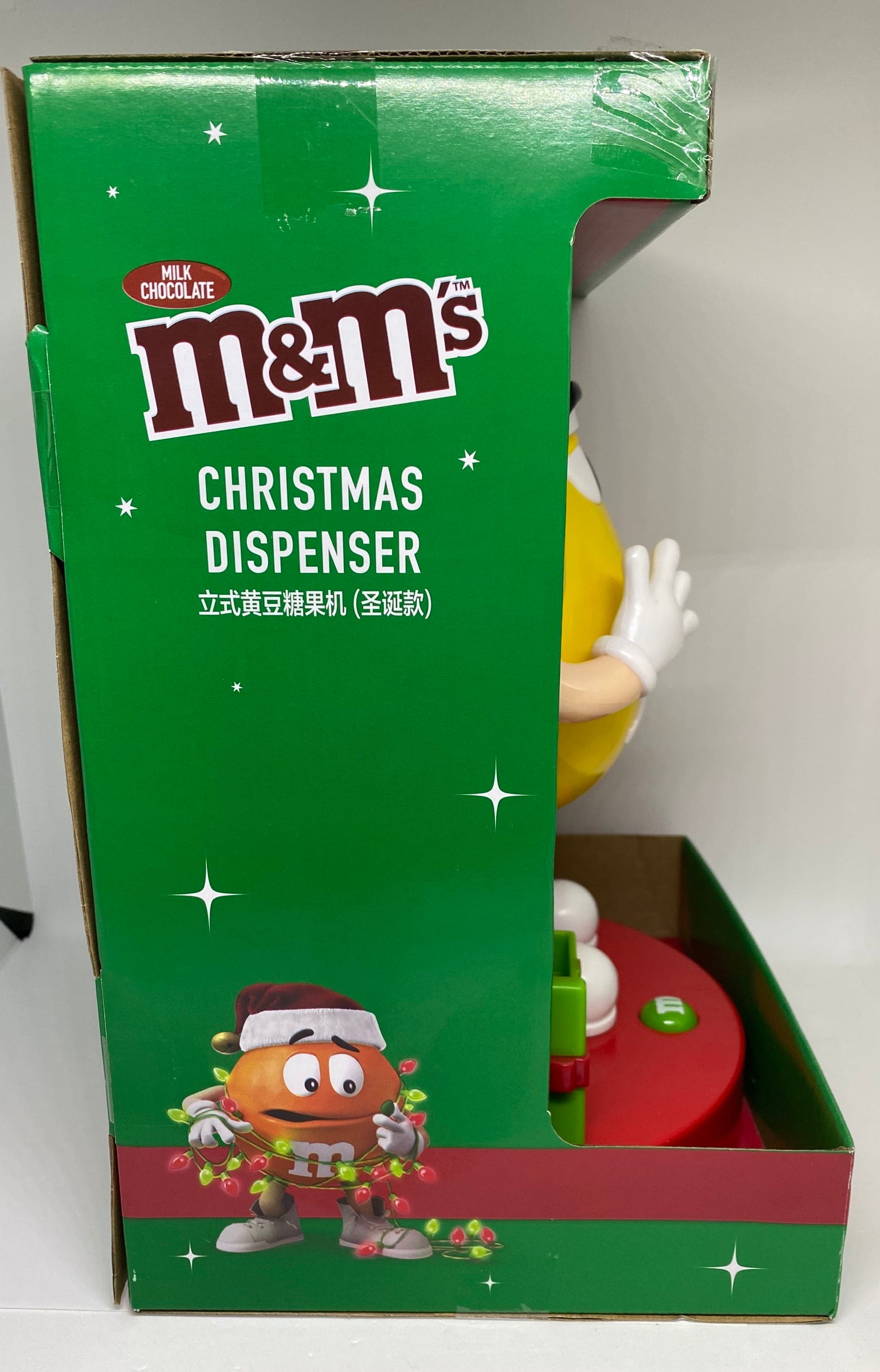 M & M's Red Character Christmas Candy Dispenser Limited