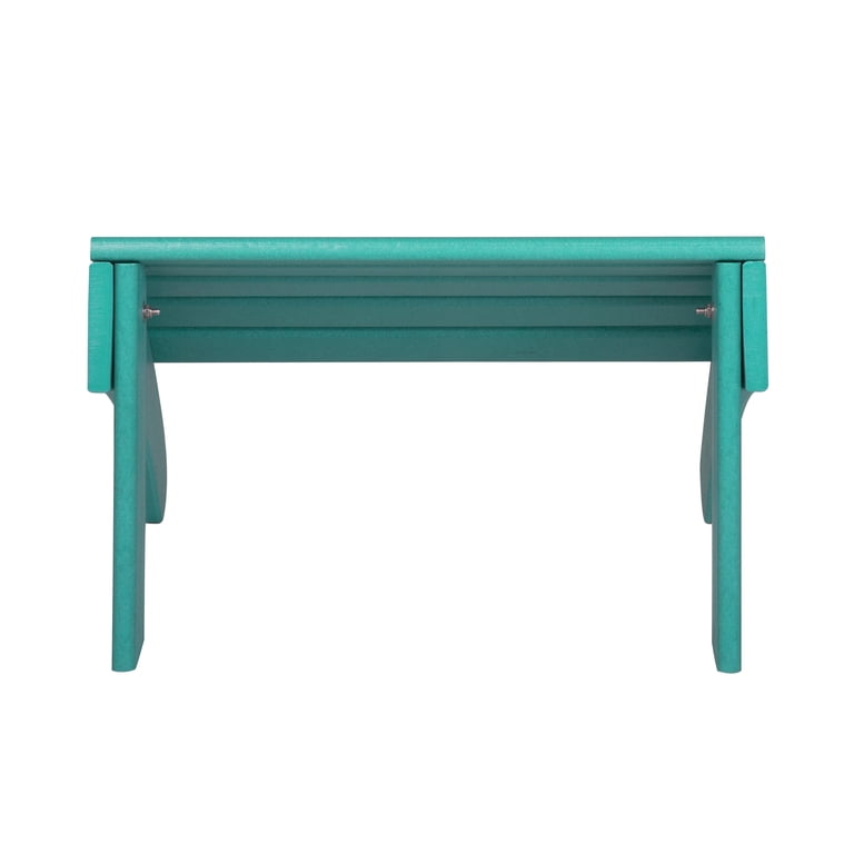 FADINGFREE Adirondack Footrest Ottoman, Turquoise photo 5