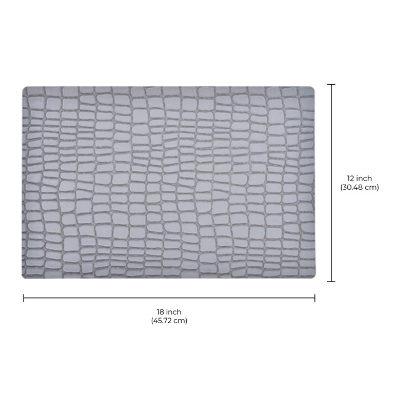 Conjunto De Cinco Peças L Placemat De Acrílico Plano 2d De E