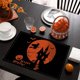 thumbnail image 1 of Puntoco Liquidación de suministros de cocina Manteles individuales de Halloween Mesa de comedor Mesa de té Decoración de fiesta Manteles de mesa Manteles aislantes Mantel de lino con impresión dig, 1 of 5
