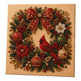 thumbnail image 2 of Christmas Pearl Art DIY Kit, Festive Santa And Reindeer Canvas With Pearls, Relaxing Craft For Christmas Home Wall Decor Or Holiday Gift Idea B, 2 of 7