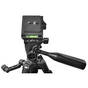 60 Inch Professional Camera Tripod for Canon, Nikon, Sony, Samsung, Olympus, Panasonic & Pentax + eCostConnection Microfiber Cloth