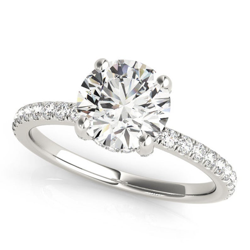 Certified 10.83Ct Natural Round Brilliant Cut Diamond Solitaire