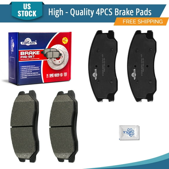 YXPCARS 4PCS Front Ceramic Brake Pads for Chevrolet Captiva Sport Equinox Pontiac Torrent Saturn Vue Suzuki XL-7 (D1264)