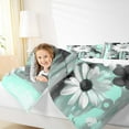 thumbnail image 4 of jejeloiu Vintage Floral King Size Comforter Sets,Green Splatter Ink Bedding Comforter Set,Rustic Farmhouse Cabin Bedding Set For Children,Bedroom Decor Ultra Softation Reversible,3-Piece, 4 of 8