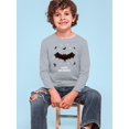 thumbnail image 2 of Cute Happy Halloween Bats Long Sleeve Toddler -Image by Shutterstock,  2 Toddler, 2 of 4