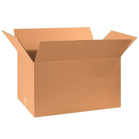 Global Industrial B39892 HD Double Wall Cardboard Corrugated Boxes - 30 x 17 x 17 in. - Kraft