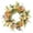 E, variant on Big Floral Spring Wreath for Front Door and Wall Decor, Artificial Plastic Wreath with Green Leaves and Colorful Flowers, Low Maintenance Indoor Outdoor Home Garden Decoration