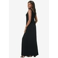 thumbnail image 3 of Jessica London Women's Plus Size Stretch Knit Tank Maxi Dress, 3 of 5