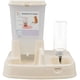 thumbnail image 1 of Dispensador automático de comida seca y agua para gato/perro, comida seca para perros, dispensador de agua blanca, 1 of 5