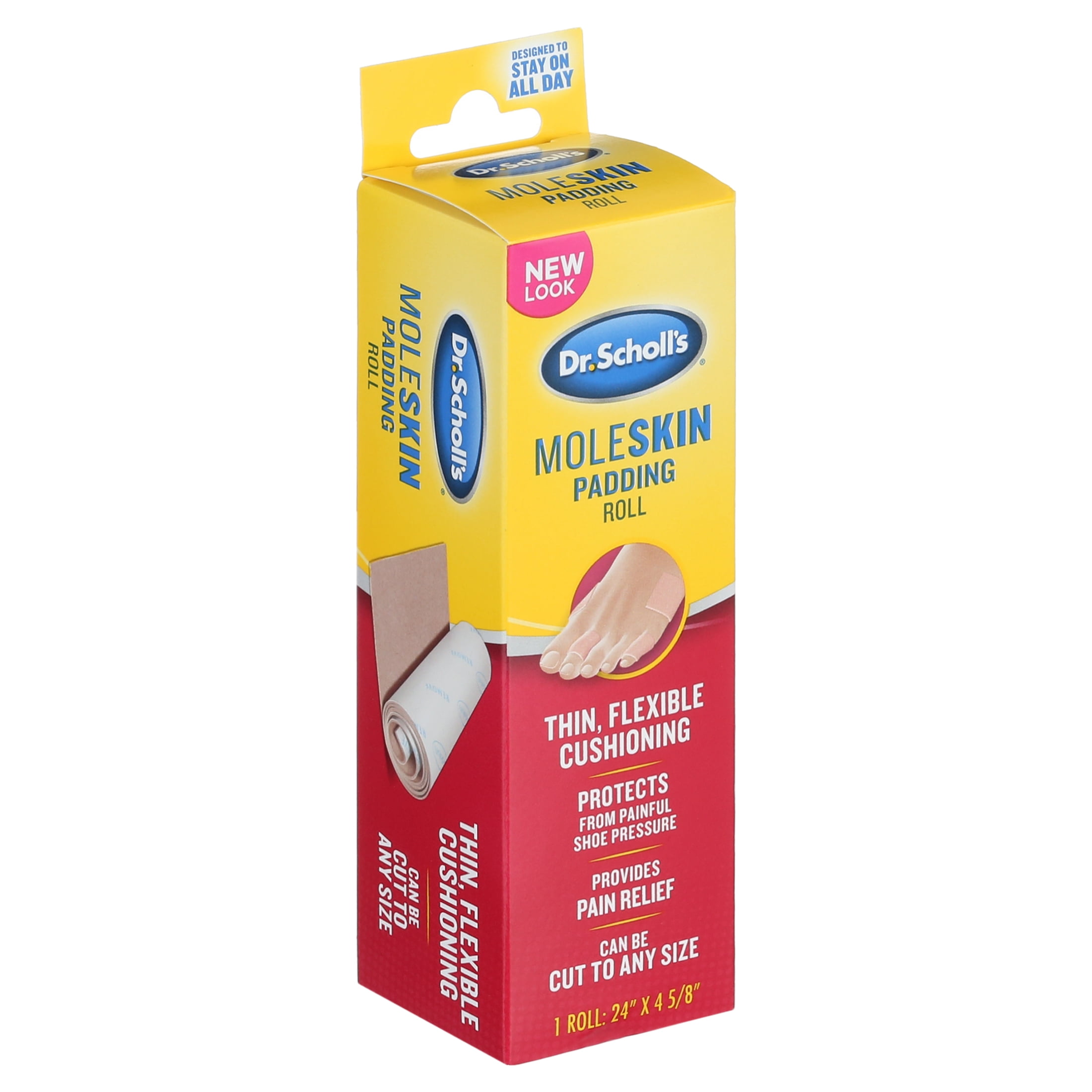 Dr scholl's cheap molefoam padding walmart