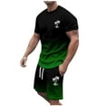 thumbnail image 1 of Men's Suits Product Catalog Summer Track And Field Suit For Men In Plus Size Short Sleeves O Neck Sport Set With Casual Coconut Print— Lightweight Comfort For Warm Weather Wear, 1 of 4