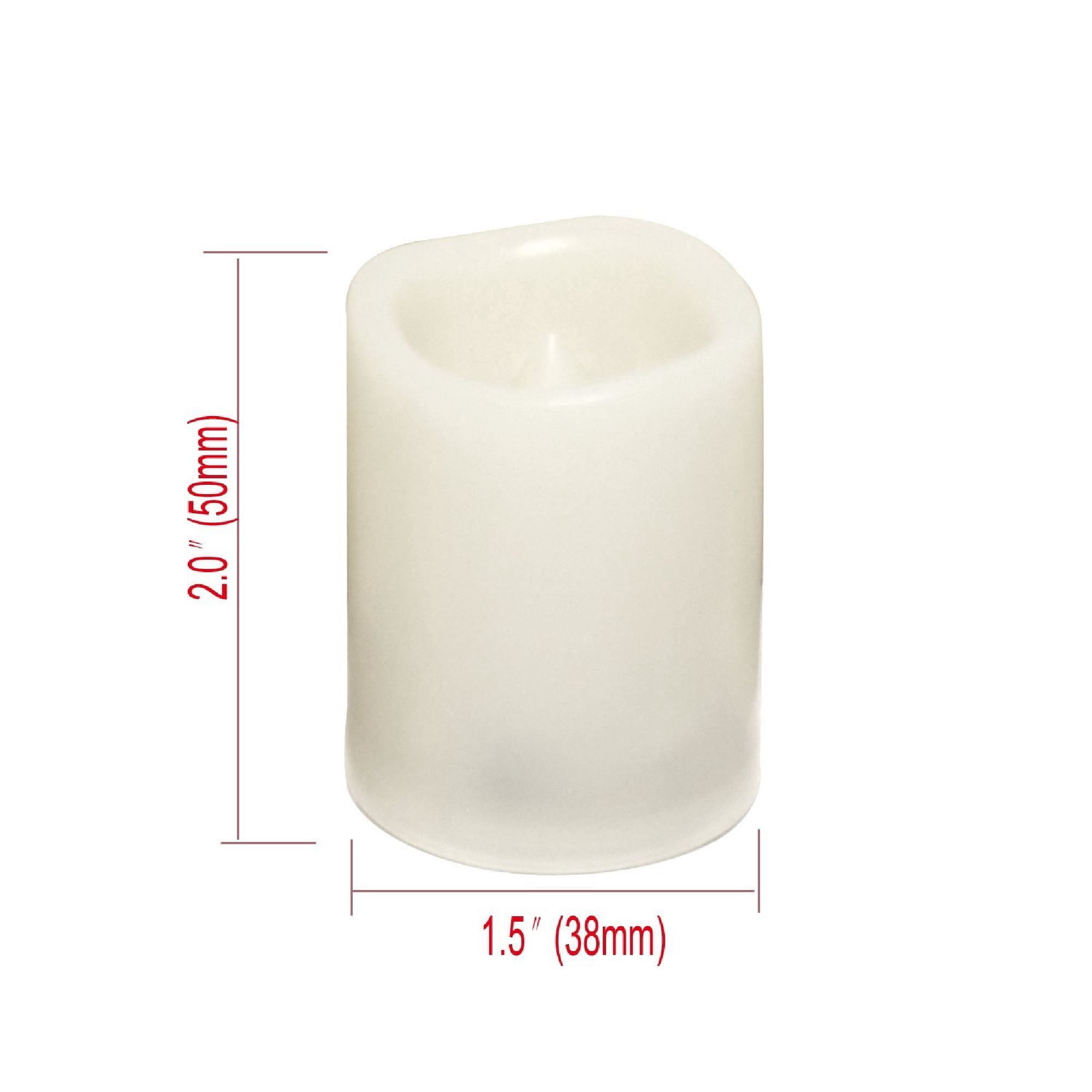 Candle Choice Set of 12 Multi-Color Flameless LED Votive Candles with Remote and Timer, tealight, battery operated, Indoor/Outdoor Candles