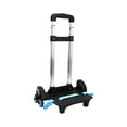 thumbnail image 4 of S SERENABLE Backpack Trolley Backpack Cart Backpack Hand Truck for Travel Camping Office 6 Wheels Blue, 4 of 9
