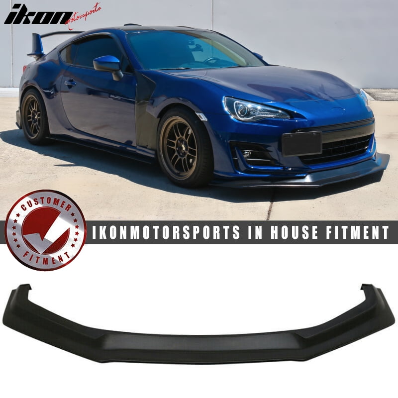 Compatible with 1720 Subaru BRZ Front Bumper Lip Spoiler Ikon Style PU