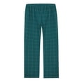 thumbnail image 7 of Vulcanodon Mens Plaid Sleep Pants, Cotton Pajama Pants with Pockets, Soft Lounge Pajama Bottoms for Men (Hunter Green-plaid, X-Large), 7 of 7