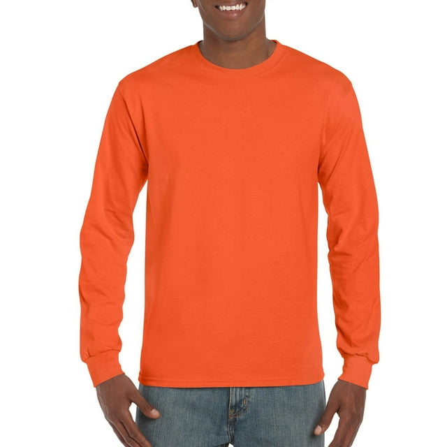 Gildan Mens Ultra Cotton Classic Long Sleeve T-Shirt