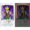 thumbnail image 2 of Weimaraner King of Mardi Gras Ceramic Night Light 4 in x 6 in, 2 of 3