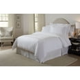 thumbnail image 3 of Pointehaven 300 Thread Count Long Staple Cotton Percale White Embroidered Oversized 4 pc Sheet Set, King, 3 of 8