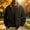 Black, variant on FRSASU Men's Reversible Zip Up Jacket Plaid Lined Stand Collar Lightweight Windbreaker Casual Bomber Coat with Pockets for Daily Travel Navy