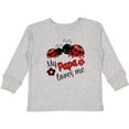 thumbnail image 3 of Inktastic My Papa Loves Me with Cute Ladybugs Boys or Girls Long Sleeve Toddler T-Shirt, 3 of 5