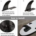thumbnail image 4 of Aleta de Tabla de Surf Jashem para Tabla de Paddle Inflable Reemplazo de 9", 4 of 6