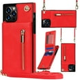thumbnail image 1 of Wallet Case for iphone PU Zipper Wallet Smartphone Case with Card Holder & Shoulder Strap, 1 of 2
