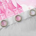 thumbnail image 4 of jejeloiu Dreamy Princess Castle Black Out Curtains,Cherry Blossom Curtains Pack of 2 (42x63 Each),Tairy Tale Theme Bedroom Curtains For Girls Kids,Microfiber Bedroom Decor, 4 of 6
