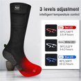 thumbnail image 4 of SAVIOR HEAT Heated Socks Rechargeable Electric Battery Heating Socks for Men Women with 3 Adjustable Heating Levels for Skiing Riding Hunting, 4 of 12