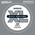 thumbnail image 1 of D'Addario NHR030 Half Round Bass Guitar Single String, Long Scale, .030, 1 of 1