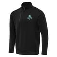 thumbnail image 2 of Men's Antigua Black New York Liberty Generation Quarter-Zip Pullover Top, 2 of 3