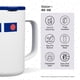 thumbnail image 4 of Taza de café Corkcicle Star Wars R2D2 473 ml de acero inoxidable, 4 of 8