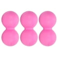 thumbnail image 3 of Bola de masaje de fitness, bola de masaje de silicona de 3 piezas, bola de maní, bola de masaje de maní, rendimiento probado, 3 of 5
