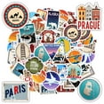 thumbnail image 6 of 35pcs-50pcs Vintage Stickers Stationery Stickers Travel Decals Teacher Reward Stickers Kids Stickers for Luggage Suitcase, 6 of 9