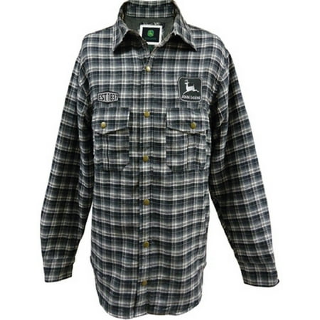 john deere button shirt