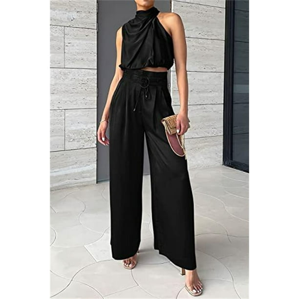 Pantalone e top elegante best sale