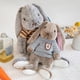 thumbnail image 5 of Lindo conejito de peluche de orejas grandes, animales de peluche de dibujos animados, conejo que usa suéter, almohada suave para dormir para bebé, regalo de cumpleaños para niña, 5 of 5