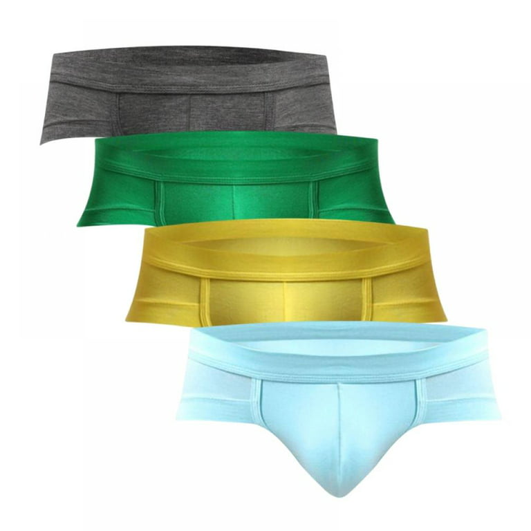 Men U Convex Low Rise Boxer Brief Breathable Comfort Underpants Mini Trunk