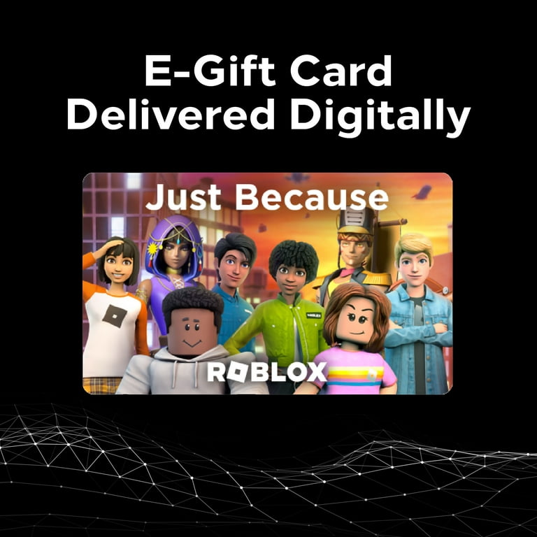 Roblox $25 eGift Card - Just Because [Digital] - Walmart.com