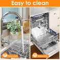 thumbnail image 4 of Wekvgz Air Fryer Rack 3 Layer Dehydrator Rack Stainless Steel Air Fryer Grill Rack Stackable Air Fryer Cooking Rack Multifunctional Grilling Rack for Double Basket Air Fryer Baking, 4 of 10