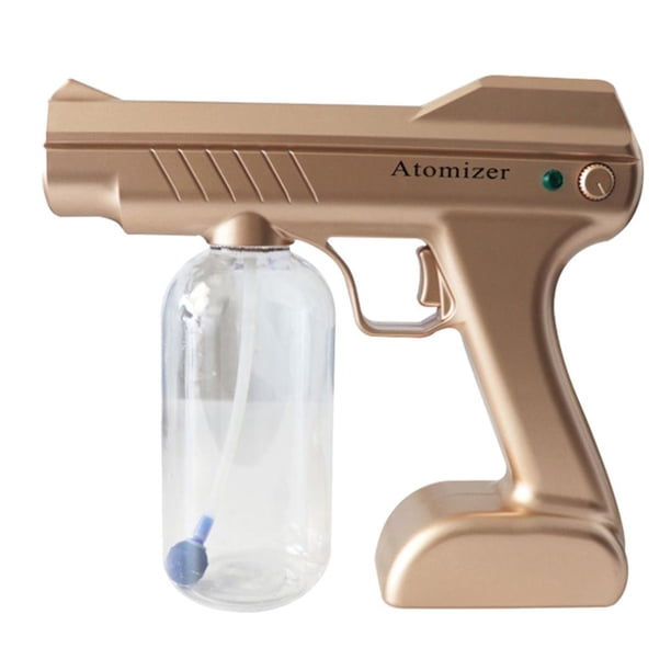 de Nieb, Atomizador Recargable de Mano, Inalámbrico Eléctrico, Esterilización para Oficina en hogar, Salón de Autos, Escuel dorado perfecl pulverizador de luz azul nebulizador