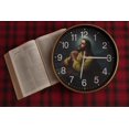 thumbnail image 4 of Reloj de pared The Prayer Clock 12, dorado, con la Palabra de Dios hablada, 4 of 8