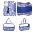 thumbnail image 3 of Bolsas de maquillaje medianas duraderas para mujeres de Unique Bargains, 1 pieza, para vacaciones, camping y actividades al aire libre, de cuero PU morado., 3 of 4