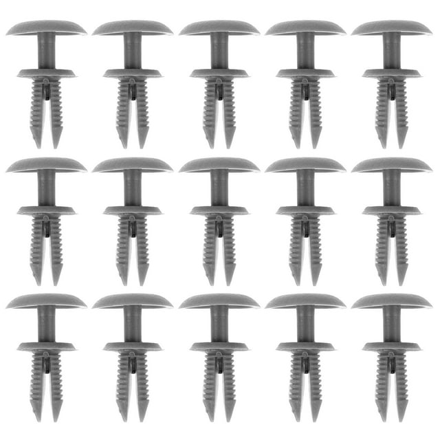 Shisuyan 30pcs Bumper Retainer Clips Car Plastic Rivets Fasteners Push Retainer Kit Auto Push Pin Rivets Door Trim Panel Clips Beige