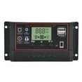 thumbnail image 3 of Solar Charge Regulator, Multiple Protection Functions Solar Charge Controller Safe With LCD Display Screen For Home For Industrial 20A, 3 of 8