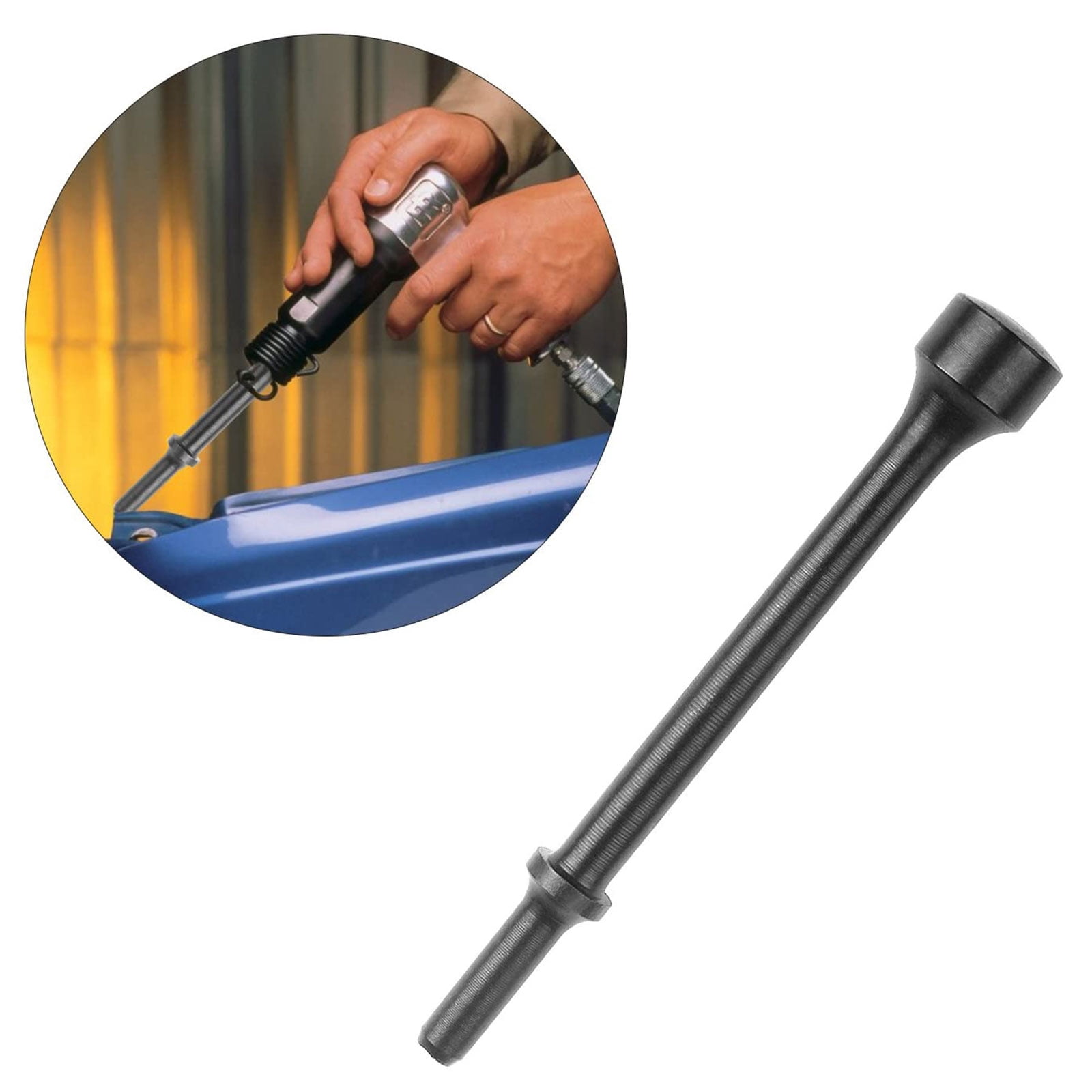 4x Air Hammer Bit Set Smoothing Pneumatic Hammer Drill Bits Pneumatic Air Hammer Heads for Automotive Industry