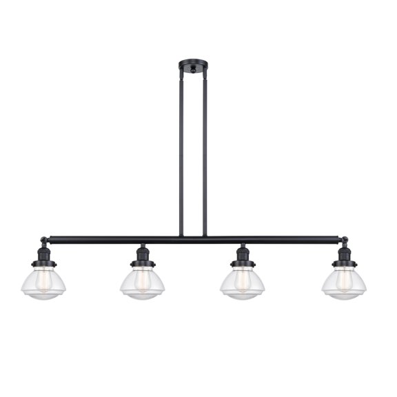 Innovations Lighting 214-S Olean Olean 4 Light 51" Wide Linear Chandelier - Black