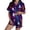 Z42-Multicolour, variant on Halloween Pajamas Women Plus Size Satin Loose Fit Elastic Waist Spider Pumpkin Print Halloween Pumpkin Set Short Sleeve Sleepwear Button Down Loungewear 2 Piece Set