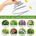 thumbnail image 5 of Adjustable Garden Plant Support Stand for Climbing Vines, Sturdy Metal Frame with Collapsible Design, Ideal for Indoor and Outdoor Flower and Vegetable Gardens, 5 of 5